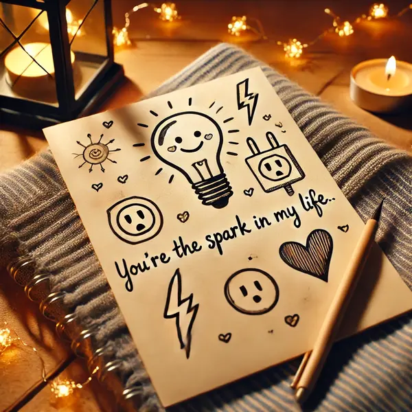 Cute electric puns for love messages