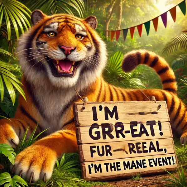 Funny tiger one liners