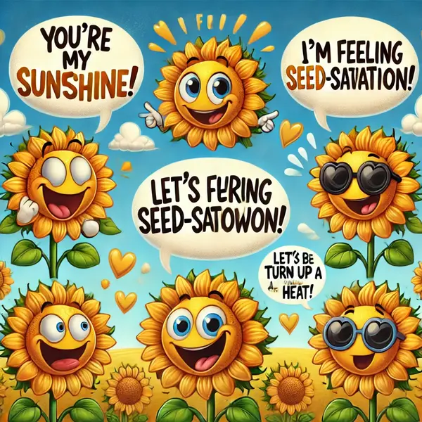 Funny sunflower puns to make you laugh
