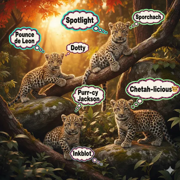 Fun Leopard Cub Name Puns with Spots of Laughter