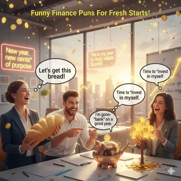 Funny Finance Puns For Fresh Starts
