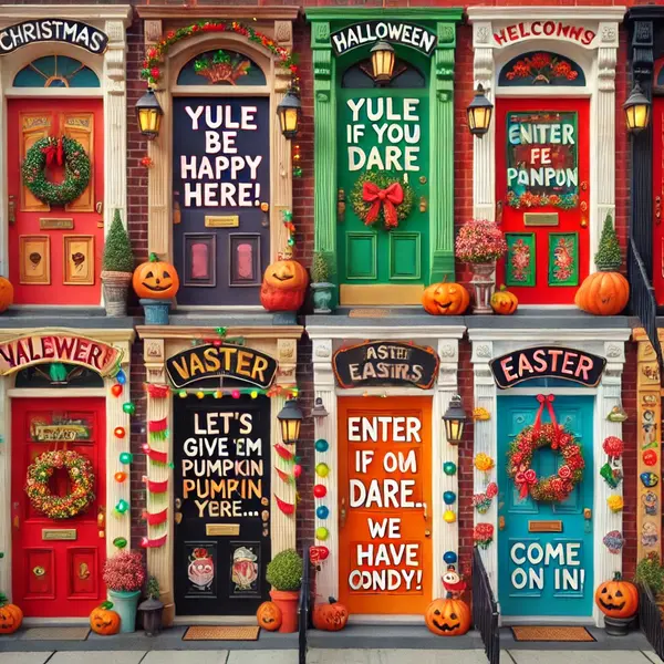 Seasonal Door Puns For Holidays And Celebrations