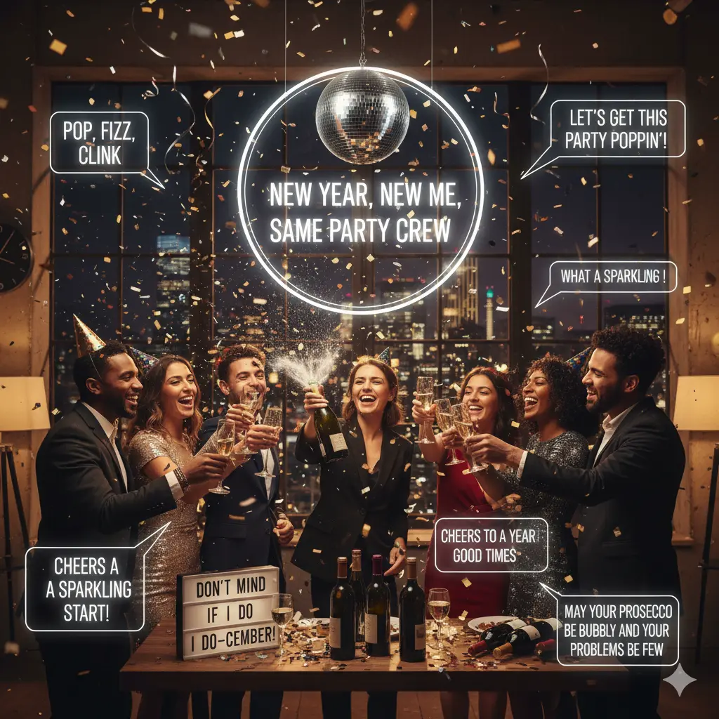 Clever new year puns for parties