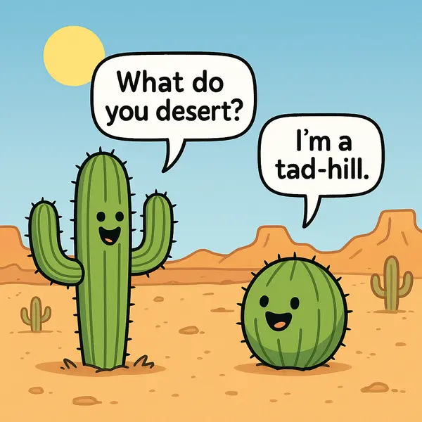 Desert And Cactus Nature Jokes