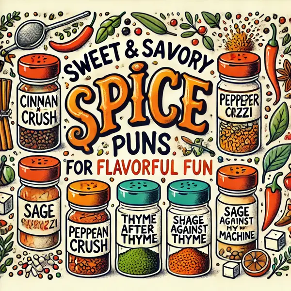 Sweet and Savory Spice Puns for Flavorful Fun