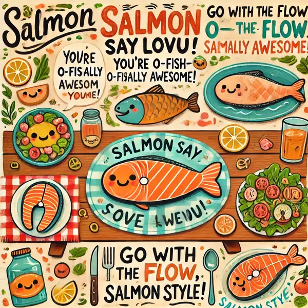 Wholesome Salmon Puns for Family Fun