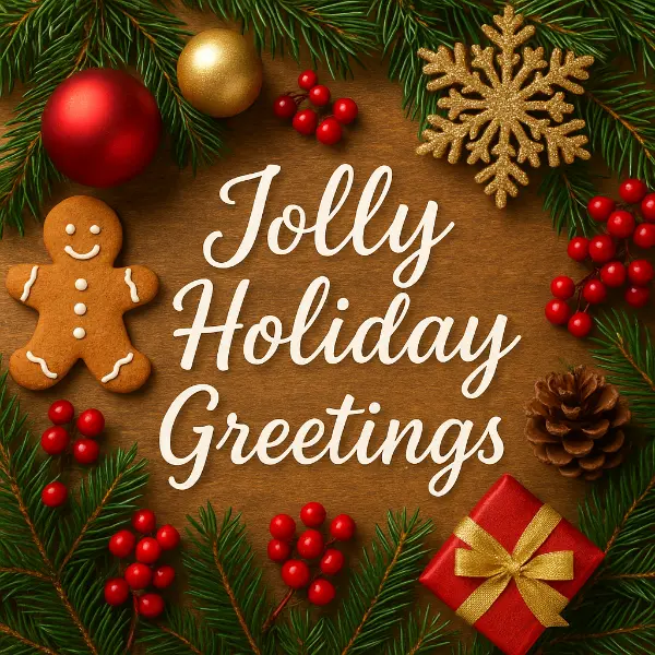 Jolly Holiday Greetings