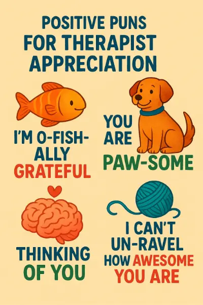 Positive Puns For Therapist Appreciation