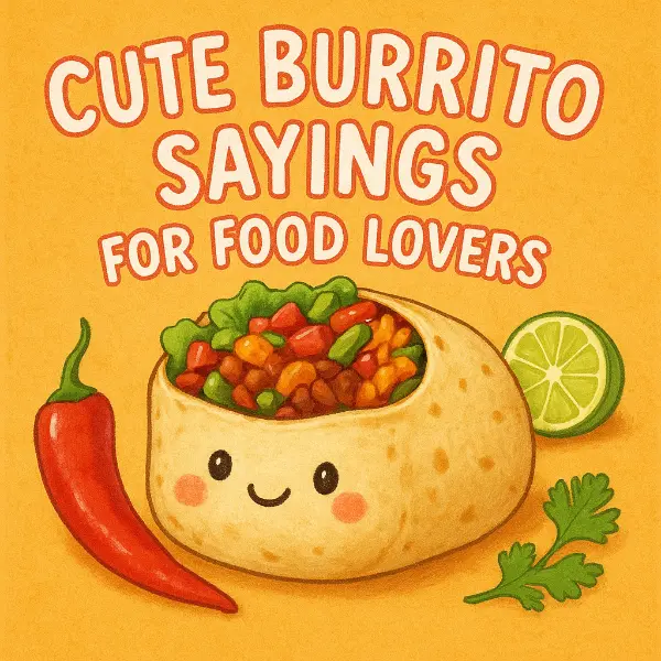 Cute Burrito Sayings For Food Lovers