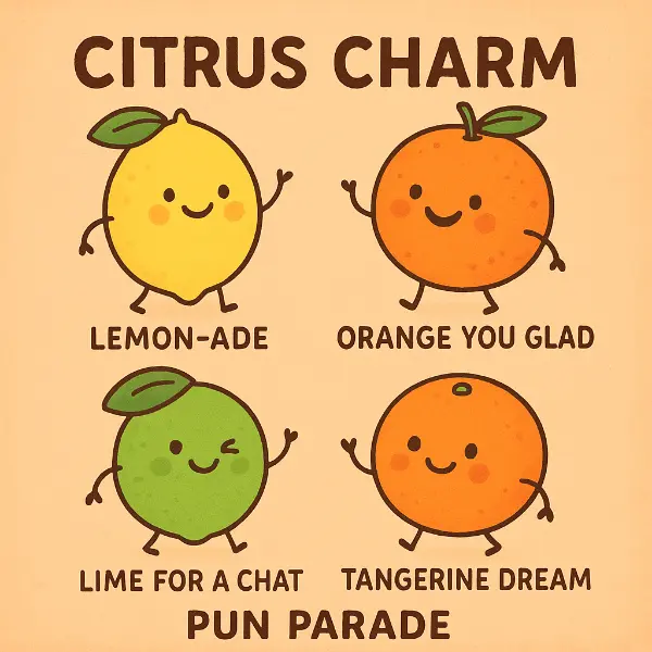 Citrus Charm Pun Parade