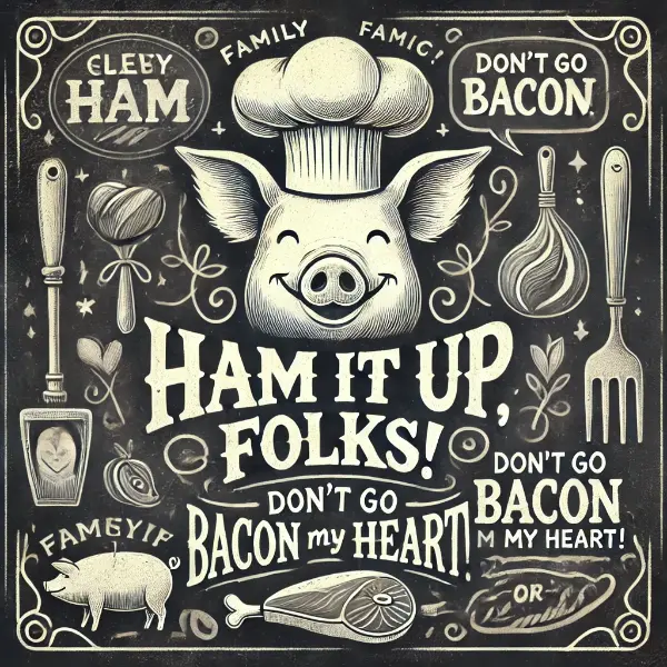Clever Ham Sayings for Family Gatherings