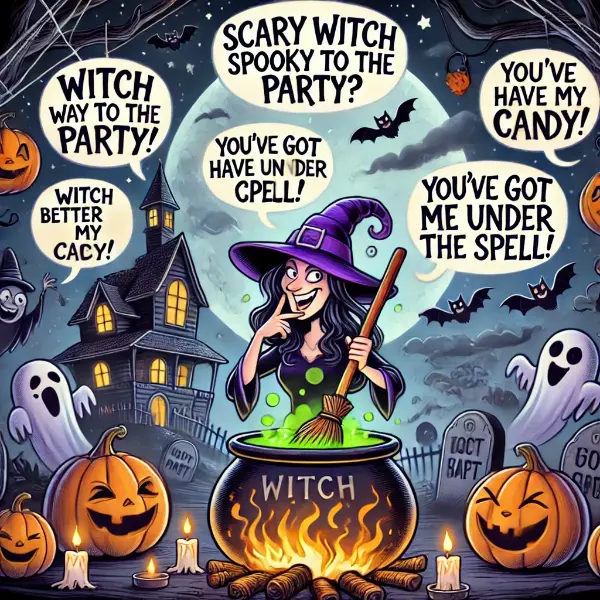Scary Witch Spooky Puns That Cast A Laugh