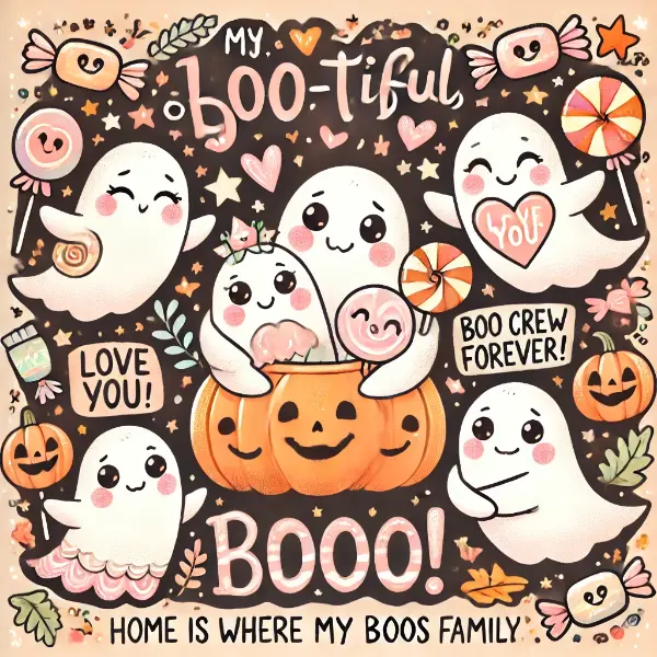 Sweet boo expressions for family