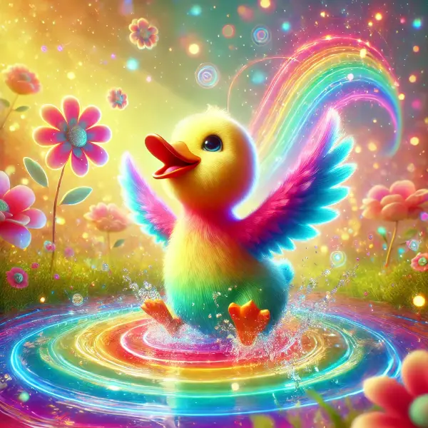 Playful Duck Word Magic That Sparks Joy