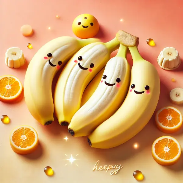 Soft Banana Smiles for Sweet Energy