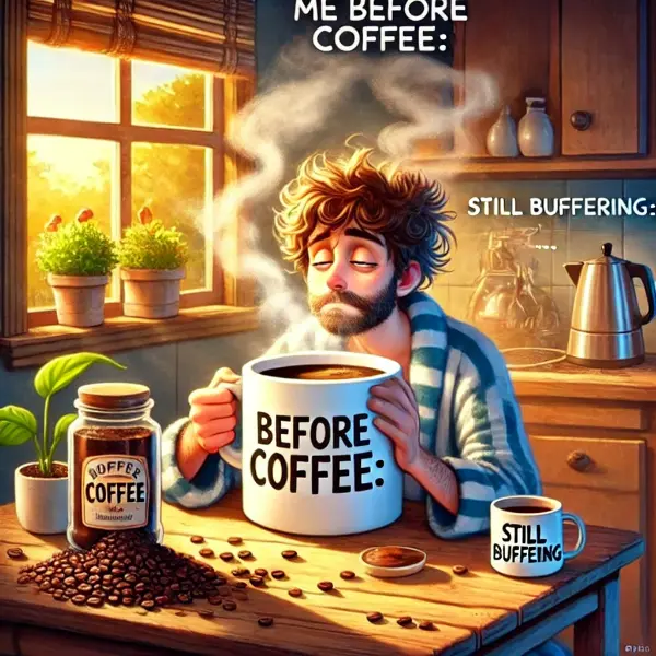 Caffeine jokes to keep spirits high