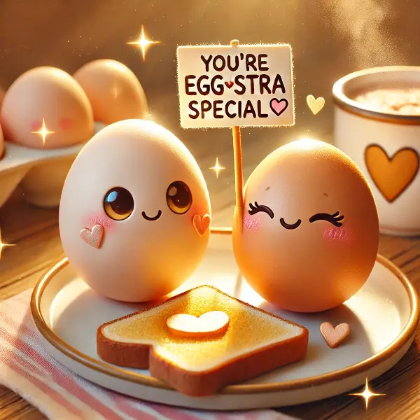 Cute Egg Wordplay That Melts Hearts