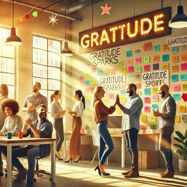 Gratitude Sparks in Workplace Fun