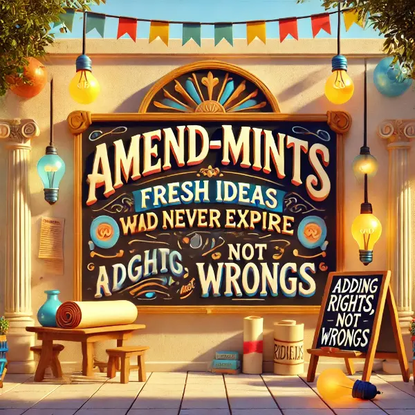 Clever Wordplay About Amendments