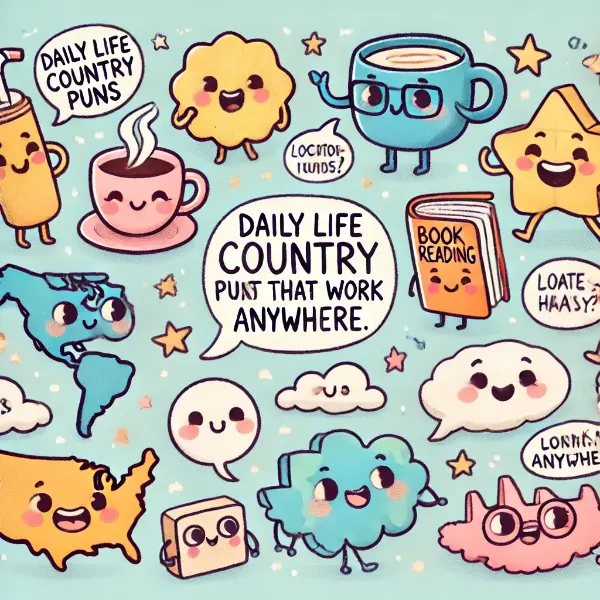 Daily Life Country Puns That Work Anywhere