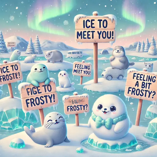 Chill Arctic Weather Puns