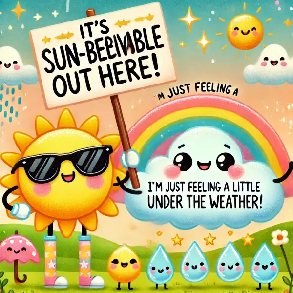 Funny Weather Wordplay