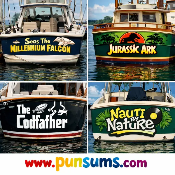 Pop culture inspired boat names