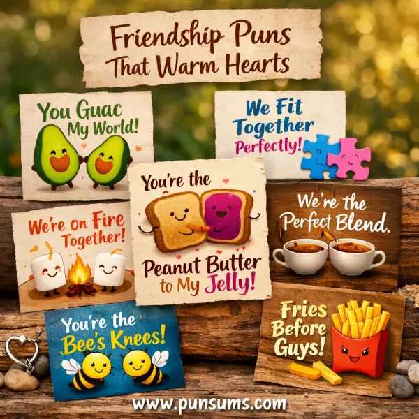 Friendship Puns That Warm Hearts