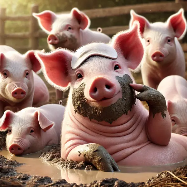 Playful Pig Humor Moments