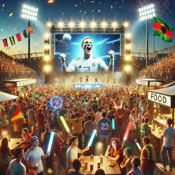 Fan Zone Fun That Lights Up Games