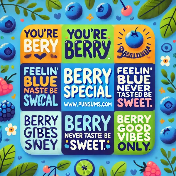 Blueberry Puns For Instagram Captions