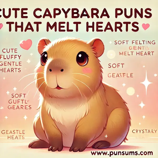 Cute Capybara Puns That Melt Hearts