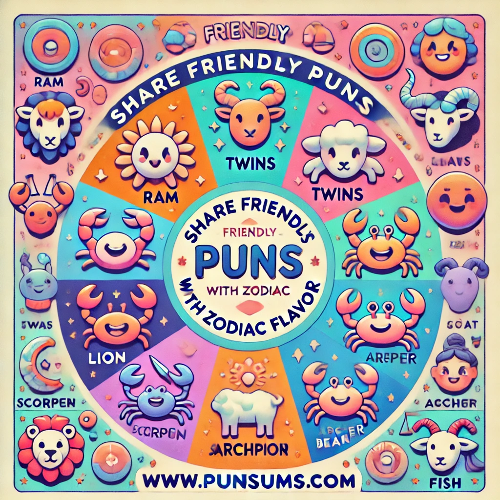 Share Friendly Puns With Zodiac Flavor