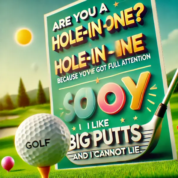 Flirty Golf Lines For Extra Fun