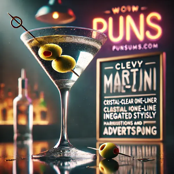 Clever Martini One Liners
