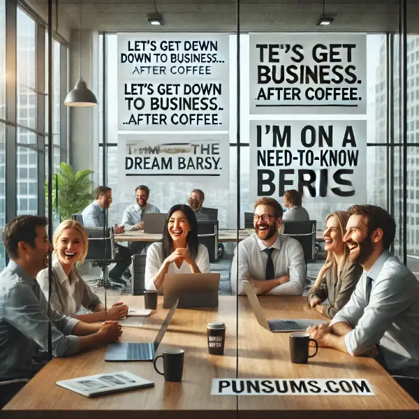 Funny Office Puns To Share In Meetings