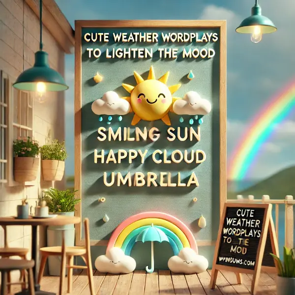 Cute Weather Wordplays