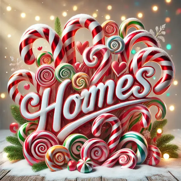 Playful Candy Cane Captions