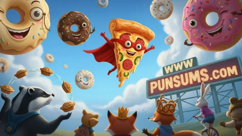 Vibrant creative humor with a playful twist