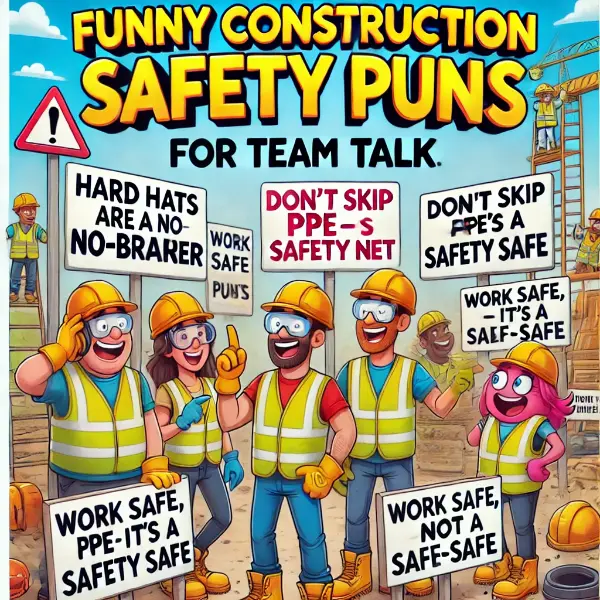 Funny Construction Safety Puns For Team Talks
