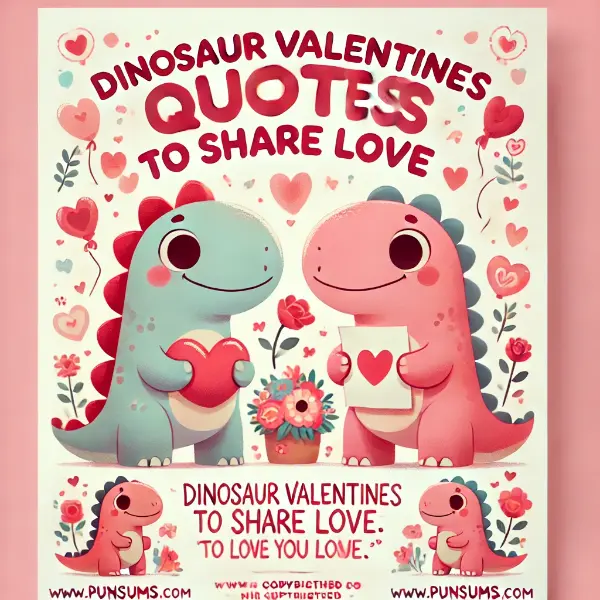Dinosaur Valentines Quotes To Share Love