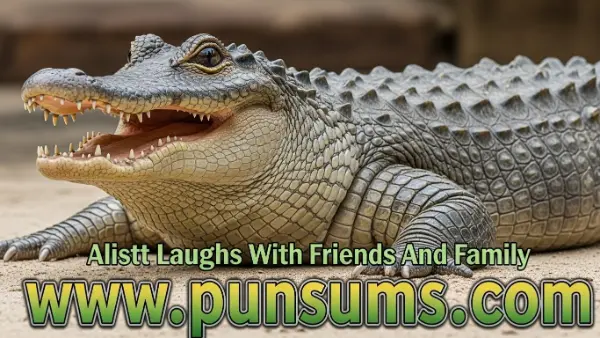 Alligator Laughs With Friends And Family