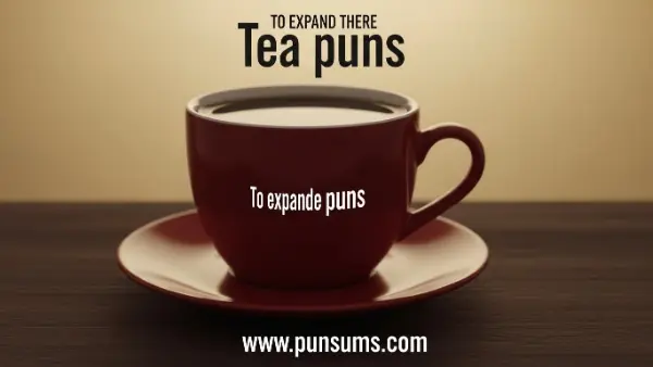 Tea puns to expand your wordplay