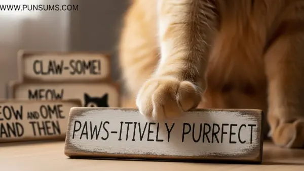 Cute Cat Paw Puns