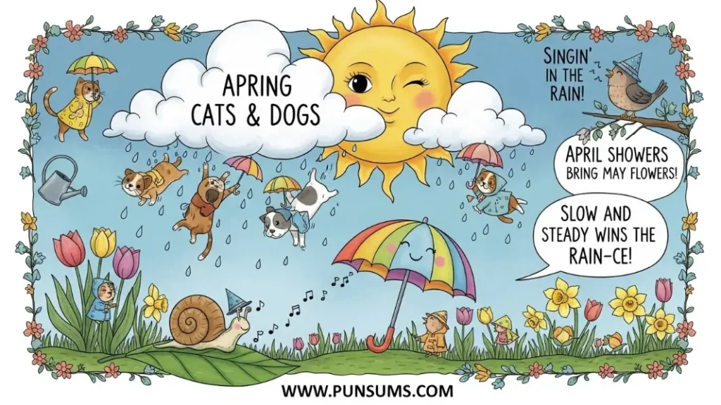 Spring Weather Puns For April