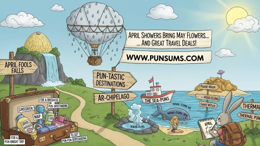 April Travel And Adventure Puns