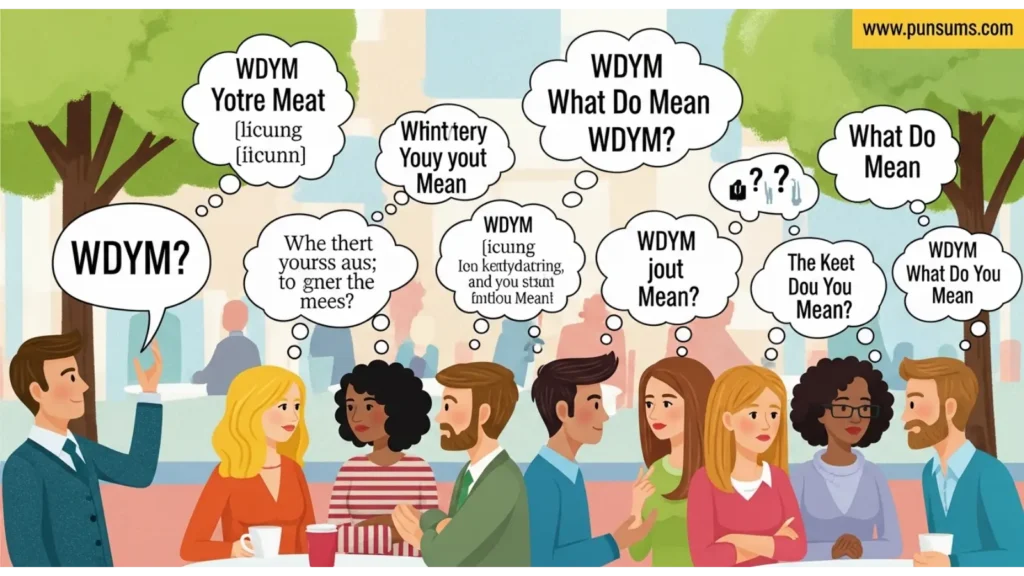 When People Use WDYM in Conversations