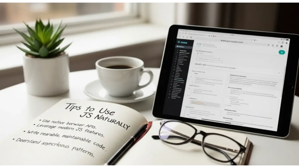 Tips to Use JS Naturally