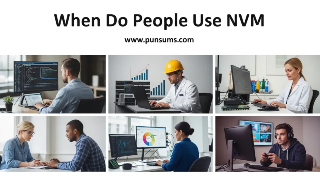 When Do People Use NVM