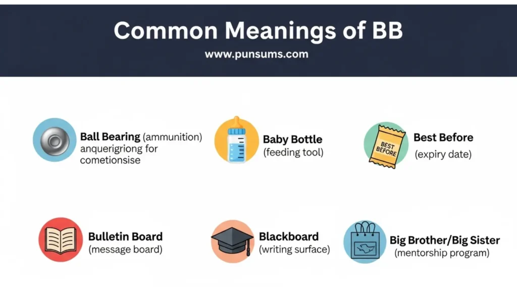 Common Meanings of BB